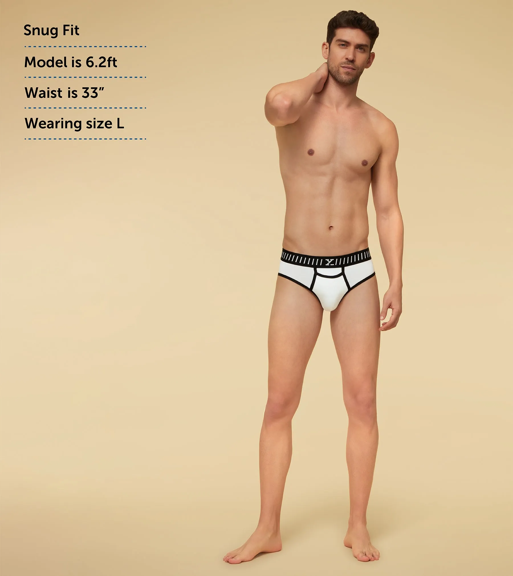 Vibe Modal Briefs Polar White