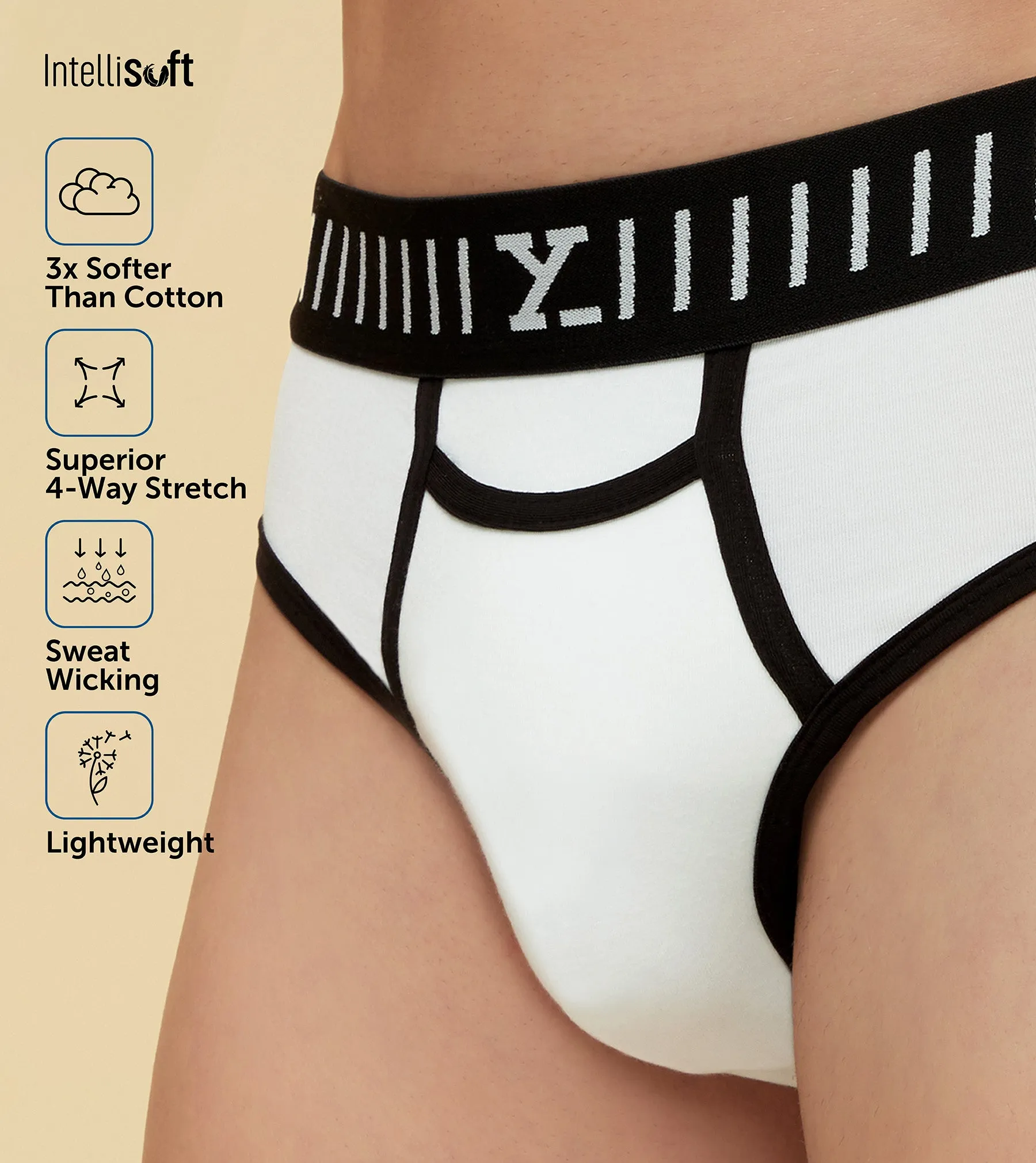 Vibe Modal Briefs Polar White